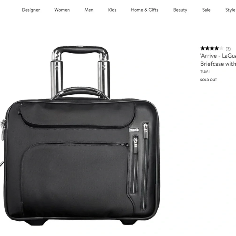 Tumi 'Arrive - LaGuardia' Wheeled Briefcase